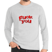 Camiseta de manga larga - Fuck you