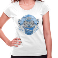 Camiseta de manga corta - Cabeza de mono