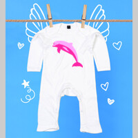 Pijama para bebé - Delfín rosa