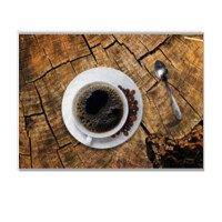 Cuadro (cartón pluma) - Café natural