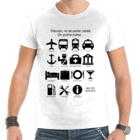 Camiseta de manga corta - Camisa de viaje (catalán)