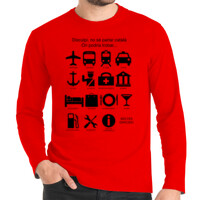 Camiseta de manga larga - Camisa de viaje (catalán)
