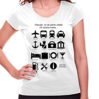 Camiseta de manga corta - Camisa de viaje (catalán)