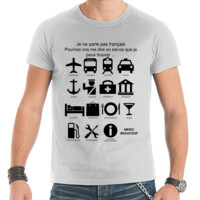 Camiseta de manga corta - Camisa de viaje (francés)