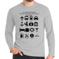 Camiseta de manga larga - Camisa de viaje (francés)