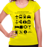 Camiseta de manga corta - Camisa de viaje (francés)