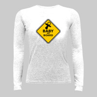 Camiseta de manga larga para mujer - Bebé a bordo