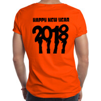 Camiseta de manga corta para hombre - Happy new year 2018