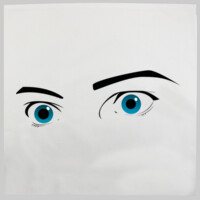 Cojín - Ojos azules