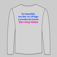 Camiseta de manga larga - Código a prueba de tontos