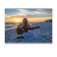 Cuadro (cartón pluma) - Música en la playa