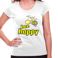 Camiseta de manga corta - Bee happy