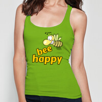 Camiseta sin mangas - Bee happy