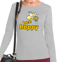 Camiseta de manga larga - Bee happy
