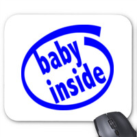 Alfombrilla de ratón - Baby inside