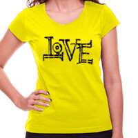 Camiseta de manga corta - Love