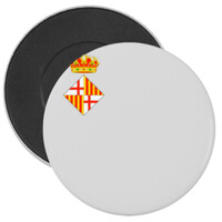 Imán circular (38mm) - Barcelona