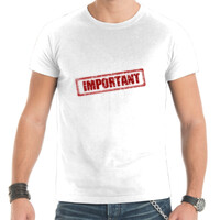 Camiseta de manga corta - Important