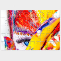 Puzzle (30 piezas) - Colores en la cara