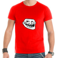 Camiseta de manga corta - meme troll