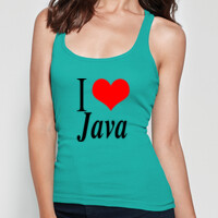 Camiseta sin mangas - I love Java