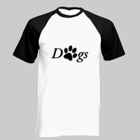 Camiseta bicolor de manga corta - Dogs