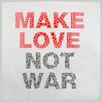 Cojín - Make love, not war